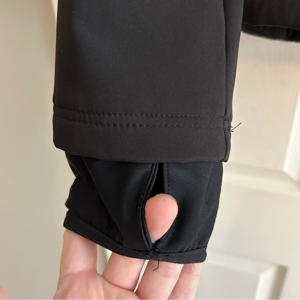 Halifax Traders Women's Black Down Putter Coat with nylon sleeves size Large - Picture 3 of 9